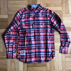 Psycho Bunny Men’s Checkered Shirt BRAND NEW